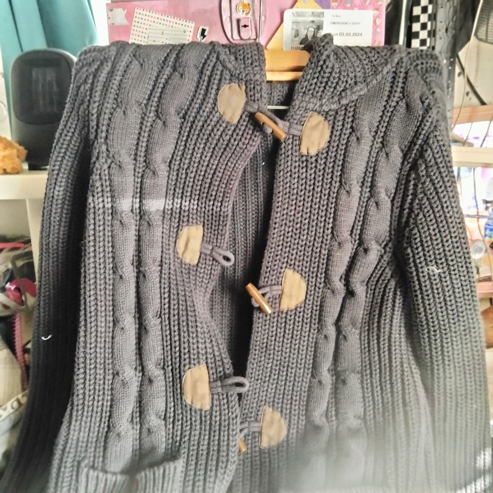 Heavy sweater coat